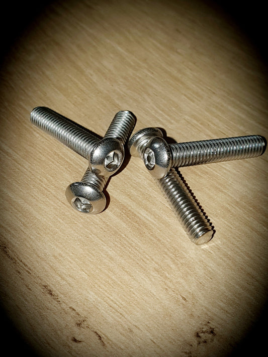 Button head screw s/s  M6 X 25