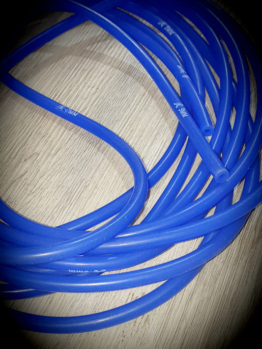 Silicone vacuum hose - Blue 3mm ID - PER METER - SS Racetech Rods & Customs