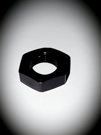 924-06-BLK -6 bulkhead nut - SS Racetech Rods & Customs