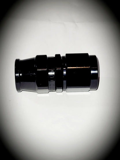 201-08-BLK -8 straight hose end - SS Racetech Rods & Customs