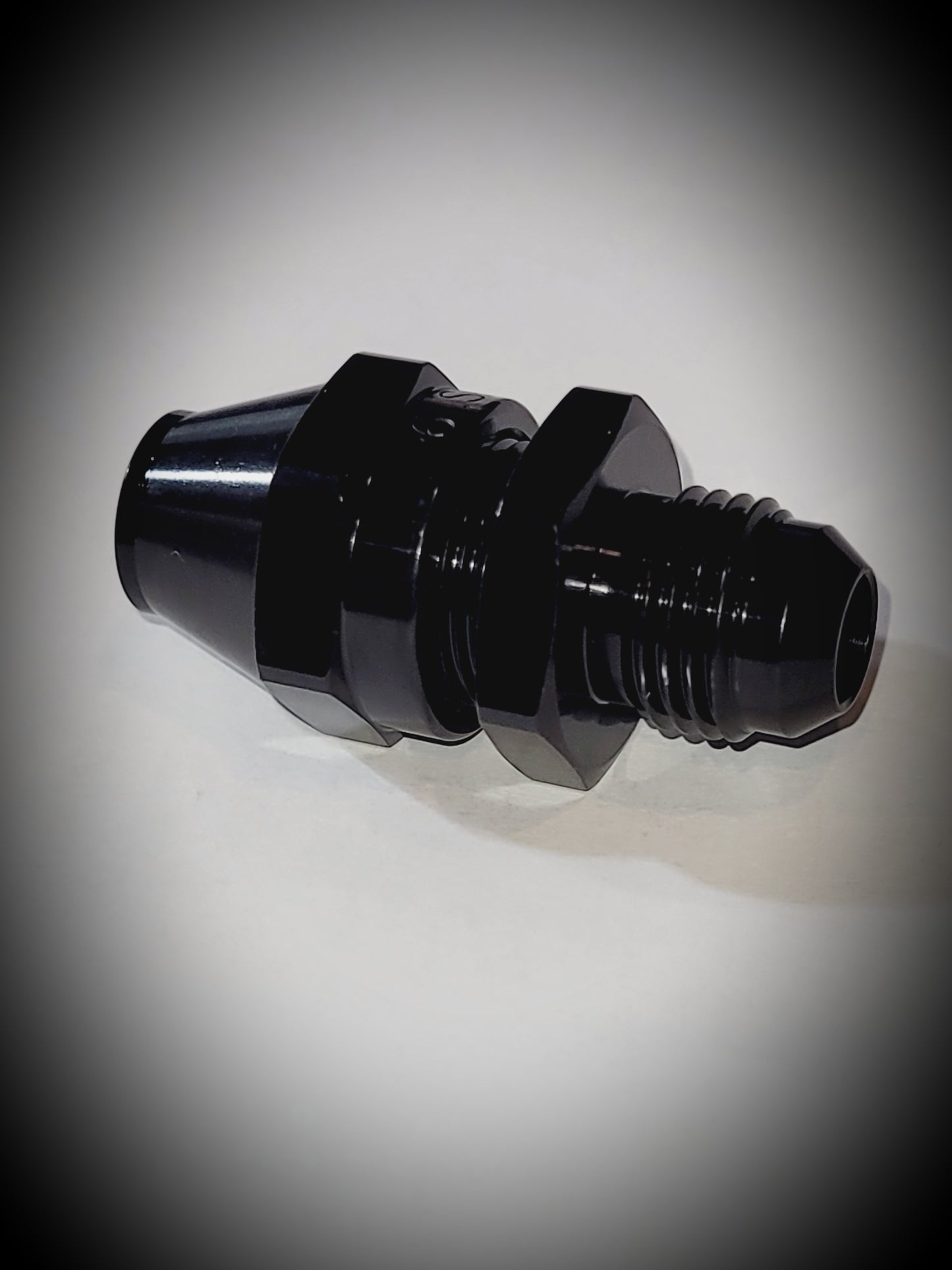 618-06-05-BLK -6 male to 5/16 tube adapter