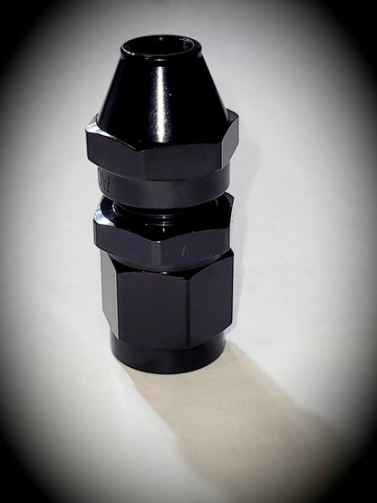 619-06-05-BLK -6 female to 5/16 tube adapter