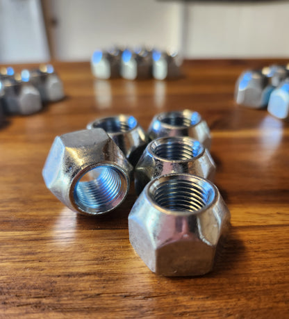 Ford Wheel Nuts 1/2" Thread Pack of 5 Lug Nuts by SS Racetech Rods & Customs