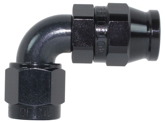 203-04-BLK -4 90 degree hose end - alloy
