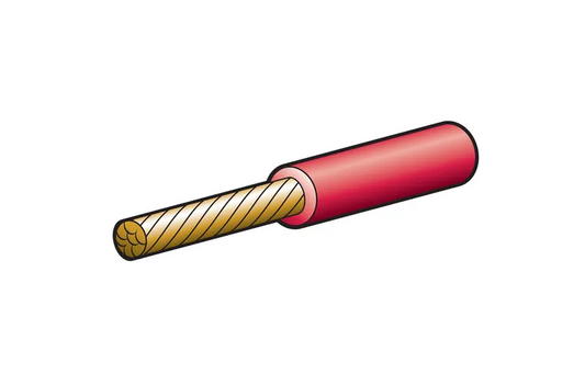NARVA 6MM RED WIRE - PER METER - 5816-30RD