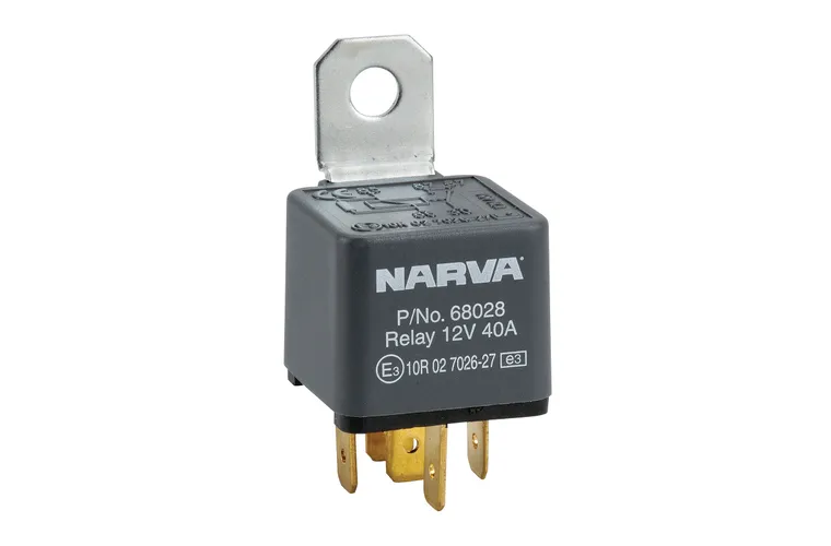 Narva 12v Relay 40A 5 Pin With Resistor - 68028