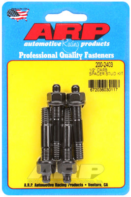 ARP-200-2403 ARP Carburetor Studs, Black Oxide, 5/16-18/24 in. x 2.225 in. Long, Set of 4