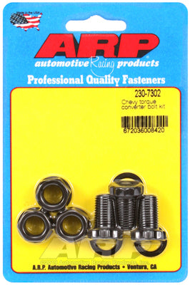 ARP-230-7302 ARP Torque Converter Bolts, 7/16-20 in., 12-Point, 8740 Chromoly, Powerglide, TH350, TH400, Set of 3