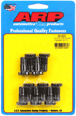 ARP-250-3002 ARP Ring Gear Bolts, Chromoly, Black Oxide, 7/16 in.-20, .940 in. Length, For Ford, 9 in., Set