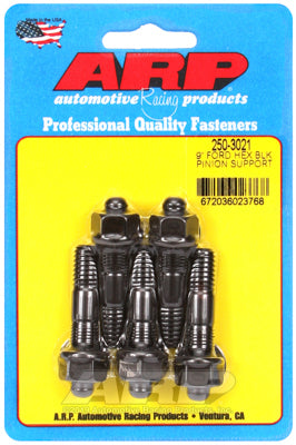 ARP-250-3021 ARP Pinion Support Studs, Hex, Black Oxide, For Ford, 9 inch, 3/8-16, 3/8-24, Kit - SS Racetech Rods & Customs
