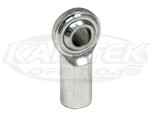 FKBCF8 FK Rod Ends 1/2" Right Hand Thread 1/2" Hole CF8 Economy Female Heim Joints - SS Racetech Rods & Customs