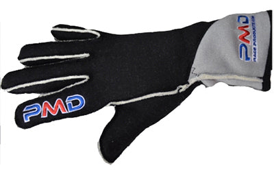 PMD FIA out stitched gloves black / silver