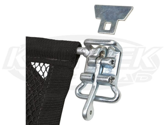 JAZ90803 Jaz Products Quick Release Seat Belt Style Latch Window Net Mounting Kit 29" Rod Length - SS Racetech Rods & Customs
