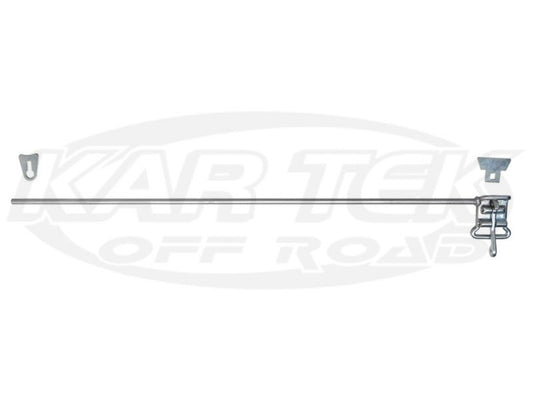 JAZ90803 Jaz Products Quick Release Seat Belt Style Latch Window Net Mounting Kit 29" Rod Length - SS Racetech Rods & Customs