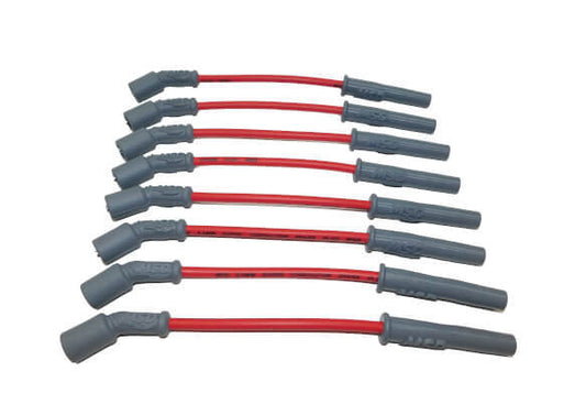 MSD-32829 MSD Spark Plug Wires, Copper, Silicone, Multi-Angle, 8.5mm Dia., Red, GM LS Engines, Set