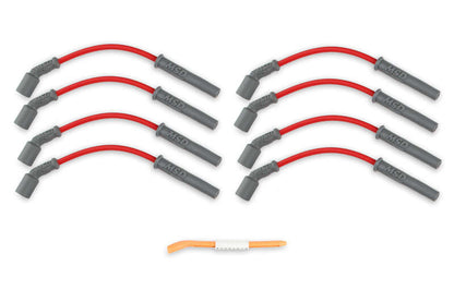 MSD-32829 MSD Spark Plug Wires, Copper, Silicone, Multi-Angle, 8.5mm Dia., Red, GM LS Engines, Set