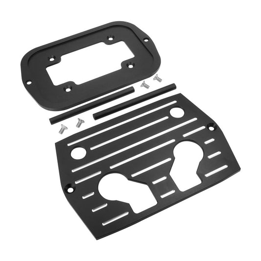 PFE-R6323BK Proflow Battery Hold-Down, Aluminum, Black, Optima 34/78 or 34 Series by SS Racetech Rods & Customs