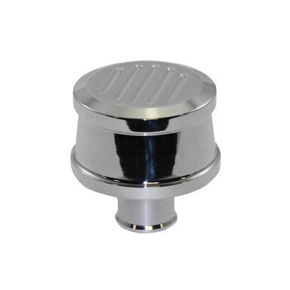 PFE-R8498 Proflow Breather Cap, Push-In Ball-Milled ,Polished Aluminum - SS Racetech Rods & Customs