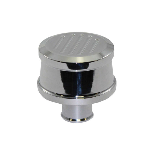 PFE-R8498 Proflow Breather Cap, Push-In Ball-Milled ,Polished Aluminum