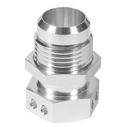 PFE658-10 Proflow Valve Cover Bolt in Breather Adaptor AN10, Silver - SS Racetech Rods & Customs