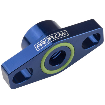 PFE679 Proflow Adapter, Turbo Oil Drain Aluminium Adaptor T3/T4 w/1/4in. NPT Thread - SS Racetech Rods & Customs
