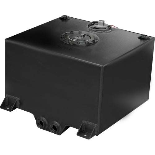 PFEFC010BK Proflow Fuel Cell, Tank, 10g, 38L, Aluminium, Black 410 x 380 x 260mm, With Sender Two -12 AN Female Outlets, Each - SS Racetech Rods & Customs