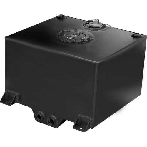 PFEFC010BK Proflow Fuel Cell, Tank, 10g, 38L, Aluminium, Black 410 x 380 x 260mm, With Sender Two -12 AN Female Outlets, Each