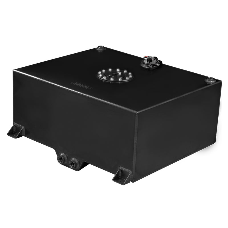 PFEFC015BK Proflow Fuel Cell, Tank, 15g, 57L, Aluminium, Black 510 x 460 x 260mm, With Sender Two -10 AN Female Outlets, Each