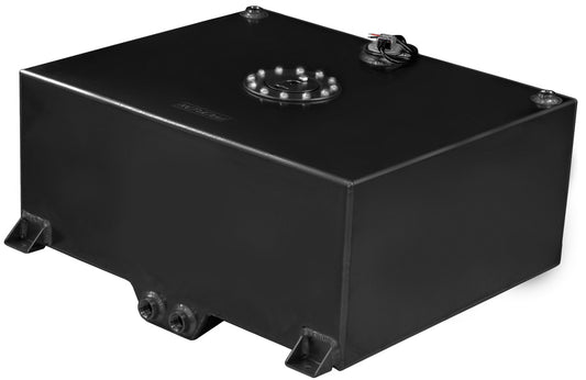 PFEFC020BK Proflow Fuel Cell, Tank, 20g, 78L, Aluminium, Black 620 x 510 x 260mm, With Sender Two -10 AN Female Outlets, Each - SS Racetech Rods & Customs