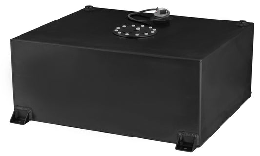 PFEFC120FBBK Proflow Fuel Cell, Tank, 20g, 78L, Aluminium, Flat Bottom Black 620 x 510 x 260mm, With Sender Two -10 AN Female Outlets, Each - SS Racetech Rods & Customs