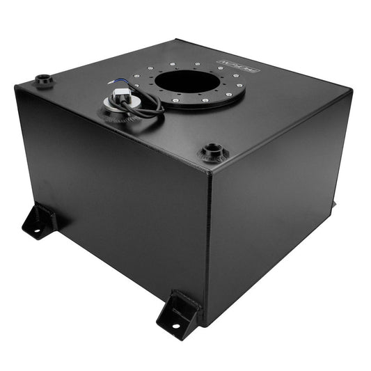 PFEFC8010 Proflow Fuel Cell, EFI Baffled Tank, 10G, 38L, Aluminium, Black 410 x 380 x 260mm, With Sender, Each - SS Racetech Rods & Customs
