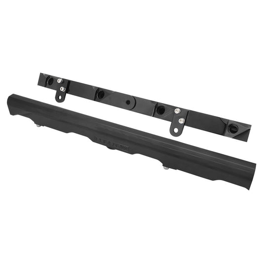 PFEFRKLS2BK Proflow Fuel Rail Kit, For Holden Commodore VE-VF, LS2/LS3/L76/L77/L92, -08AN ORB, Billet Aluminium, Black Anodised - SS Racetech Rods & Customs