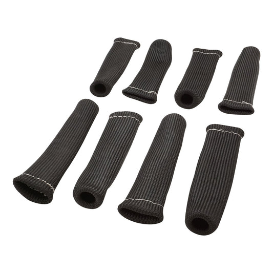 PFEHS-630106 Proflow Spark Plug Boot Heat Shields, 650 Degrees Celsius, Black, 1 in. i.d., 6 in Length, Set of 8