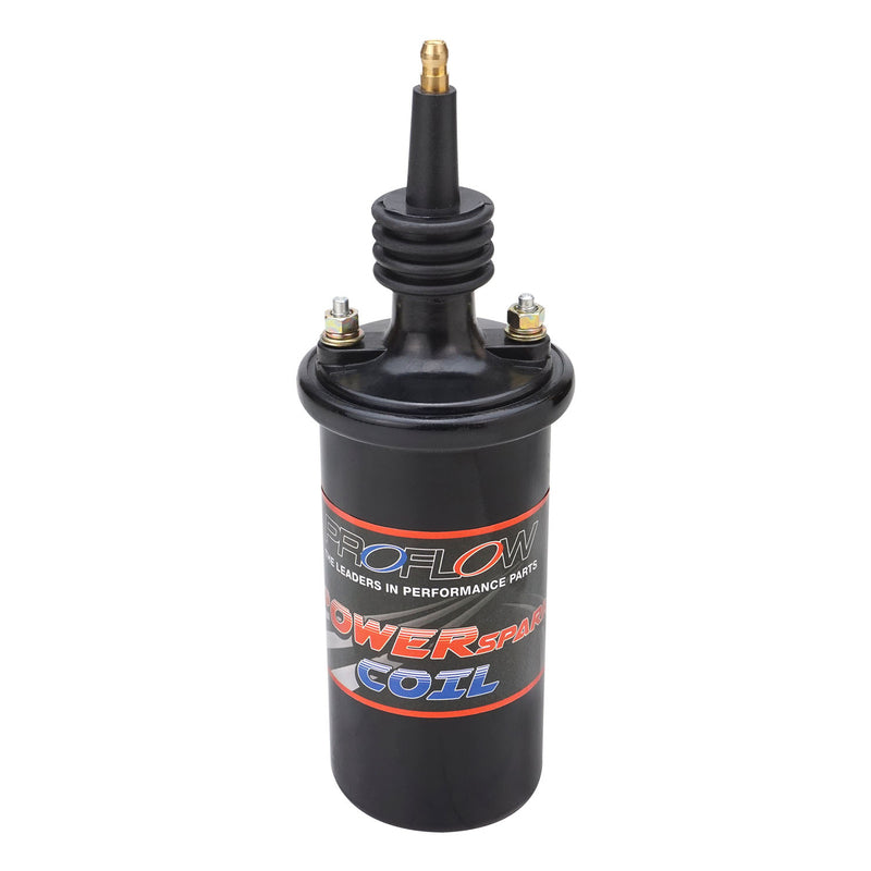 PFEIC8223-BK Proflow Ignition Coil, Power Striker 3 Black, Canister, Round, Oil Filled, 45,000V, 140mA, Each