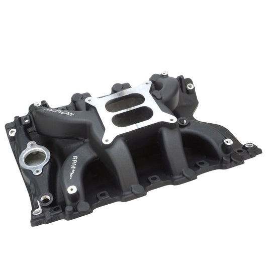 PFEM7594-BK Proflow Intake Manifold , AirMax, Dual Plane, For Holden Commodore V8 253, 304, 308, VN Heads, Aluminium, Black, Square Bore