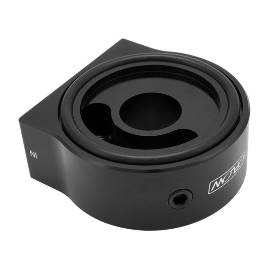 PFEOS-OB2020 Proflow Universal Oil Sandwich Adaptor, Low Profile, AN10 ORB Ports, 2 x 1/8" NPT, Billet Aluminium, Black - SS Racetech Rods & Customs