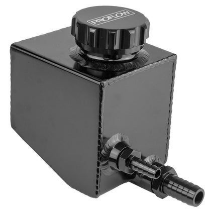 PFEPST2BK Proflow Power Steering Reservoir, GM LS, For Holden Commodore VT-VE, Remote, Fabricated Aluminium, Black Anodised