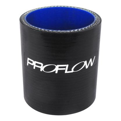 PFES101-350B Proflow Hose Tubing Air intake, Silicone, Straight, 3.50in. Straight 3in. Length, Black