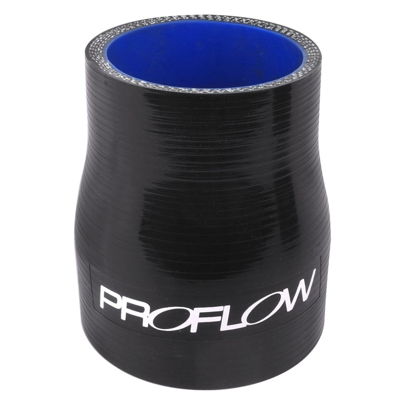 PFES201-275-300B Proflow Hose Tubing Air intake, Silicone, Reducer, 2.75in. - 3.00in. Straight, Black