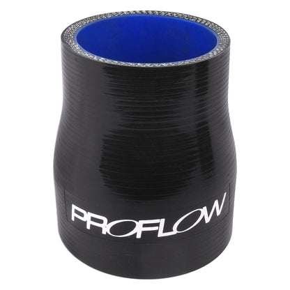 PFES201-400-500B Proflow Hose Tubing Air intake, Silicone, Reducer, 4.00in. - 5.00in. Straight, Black - SS Racetech Rods & Customs