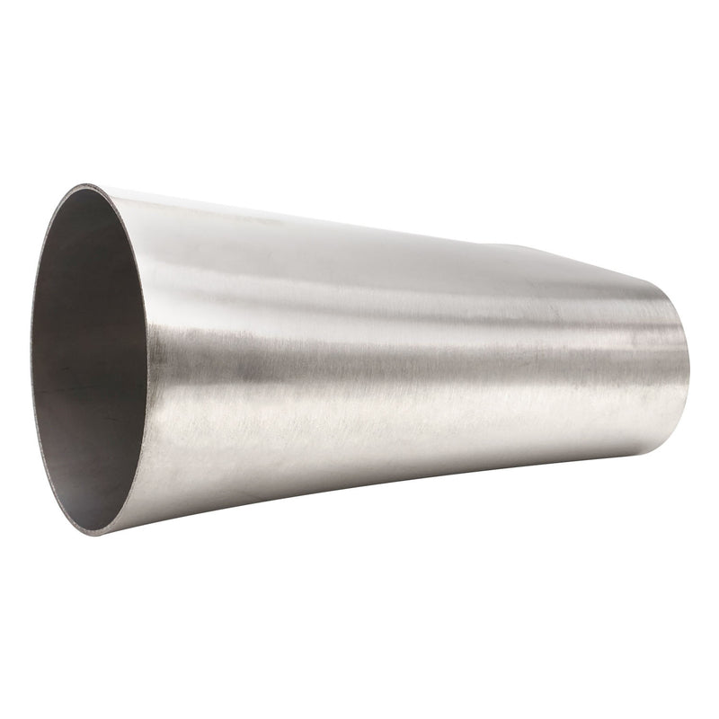 PFESS-PA300 Proflow Pipe Adapter, Exhaust, Oval To Round, Stainless Steel, Raw, 3 in. Inlet/Outlet, 6 in. Length