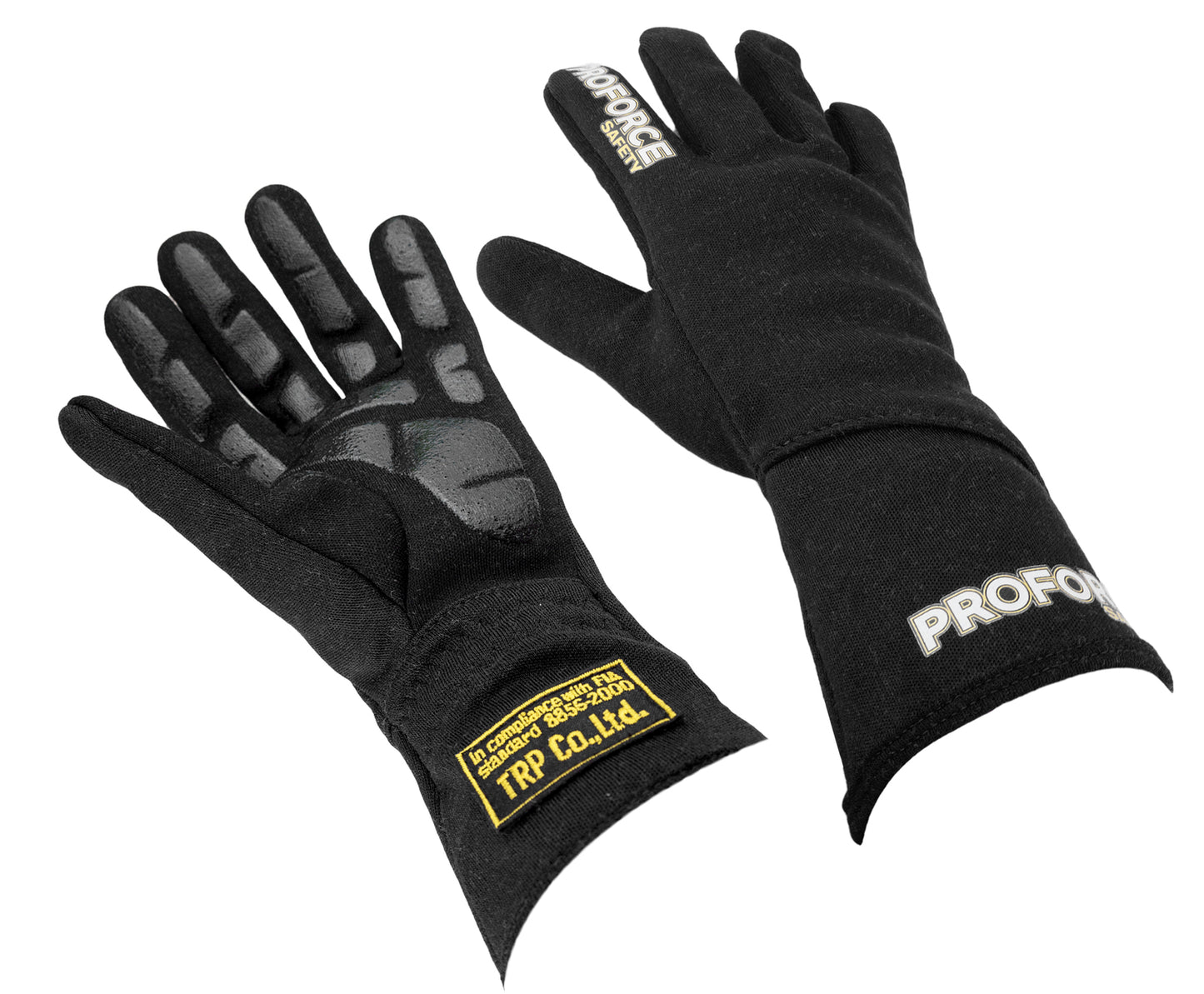 PFS-4100-S-BK Proforce Driving Gloves, Pro 1 Racing, Double Layer, Nomex, Black, FIA, Small, Pair