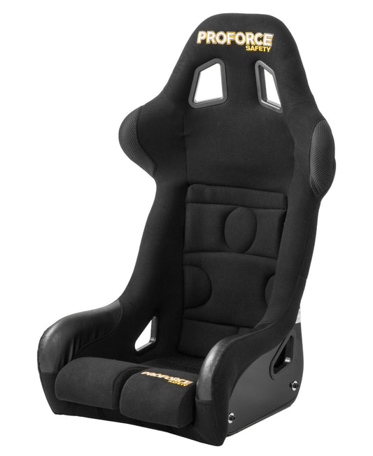 PFS-RTS800 Proforce Racing Seat, FIA, Highback Bucket, Glass Fiber Reinforce Plastic, Black Velour, Each