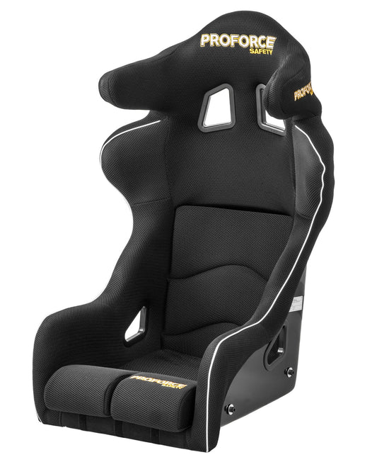 PFS-RTS900 Proforce Racing Seat, FIA, Highback Bucket Competition, Glass Fiber Reinforce Plastic Lightweight, Black Velour, Each