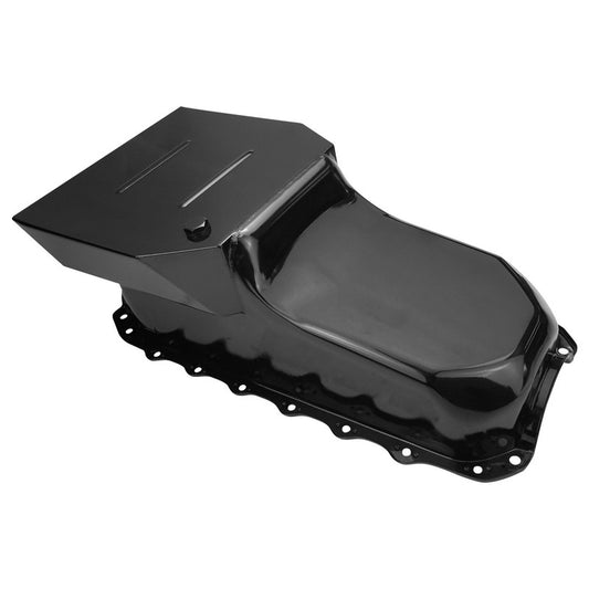 RTS-2102 RTS Oil Pan, For Holden V8 253-308, 355 Stroker, Steel, Black, 6.5 lt Capacity, Early Holden Commodore - SS Racetech Rods & Customs