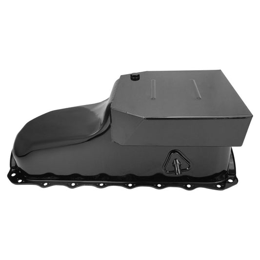 RTS-2102 RTS Oil Pan, For Holden V8 253-308, 355 Stroker, Steel, Black, 6.5 lt Capacity, Early Holden Commodore - SS Racetech Rods & Customs