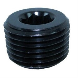 932-12-BLK 3/4 NPT in hex plug