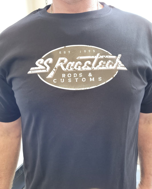 SS Racetech Rods & customs tee-shirt - Black