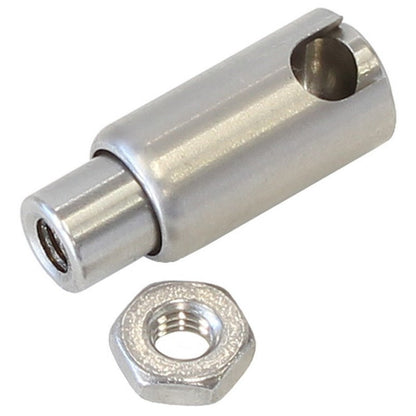 AF3500-1009 Aeroflow quick release ball joint 10-32 UNF nut - stainless steel - SS Racetech Rods & Customs