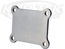 KTK2118 GM LS Engine Clover Shaped Weld On Steel Mounting Plate 3/16" Thick 3-1/16" x 4-7/16" Bolt Pattern